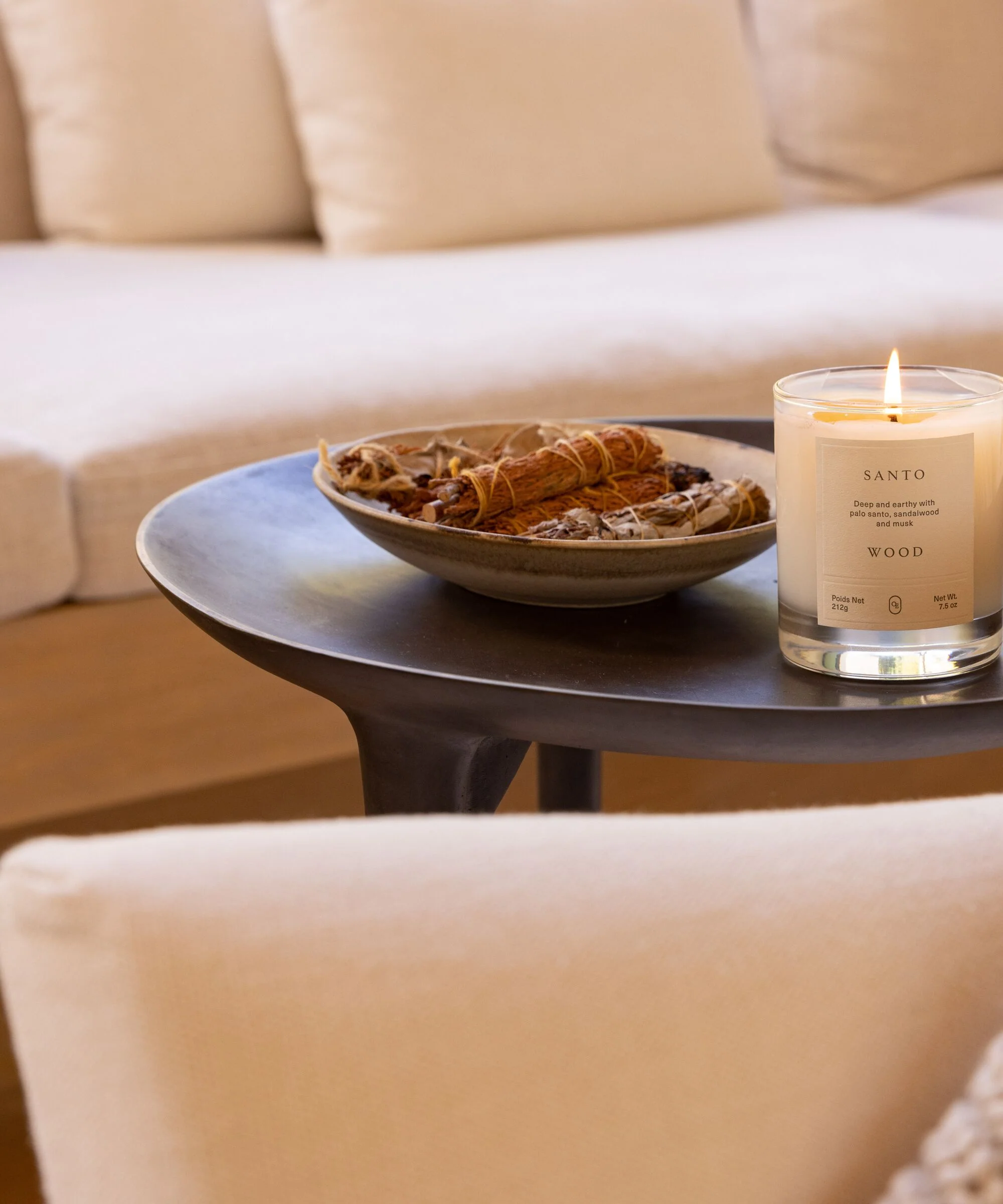 Santo Wood Candle - Image 3